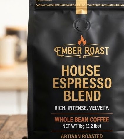 House Espresso Blend 1kg — detail view