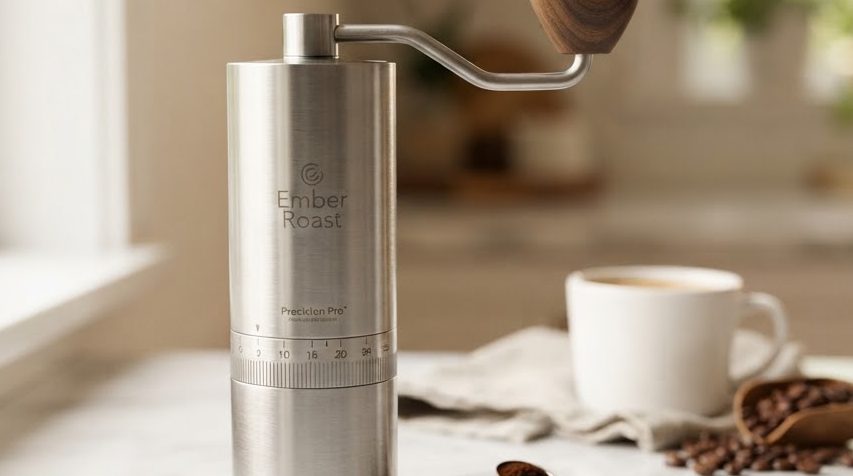 Manual Burr Grinder — detail view